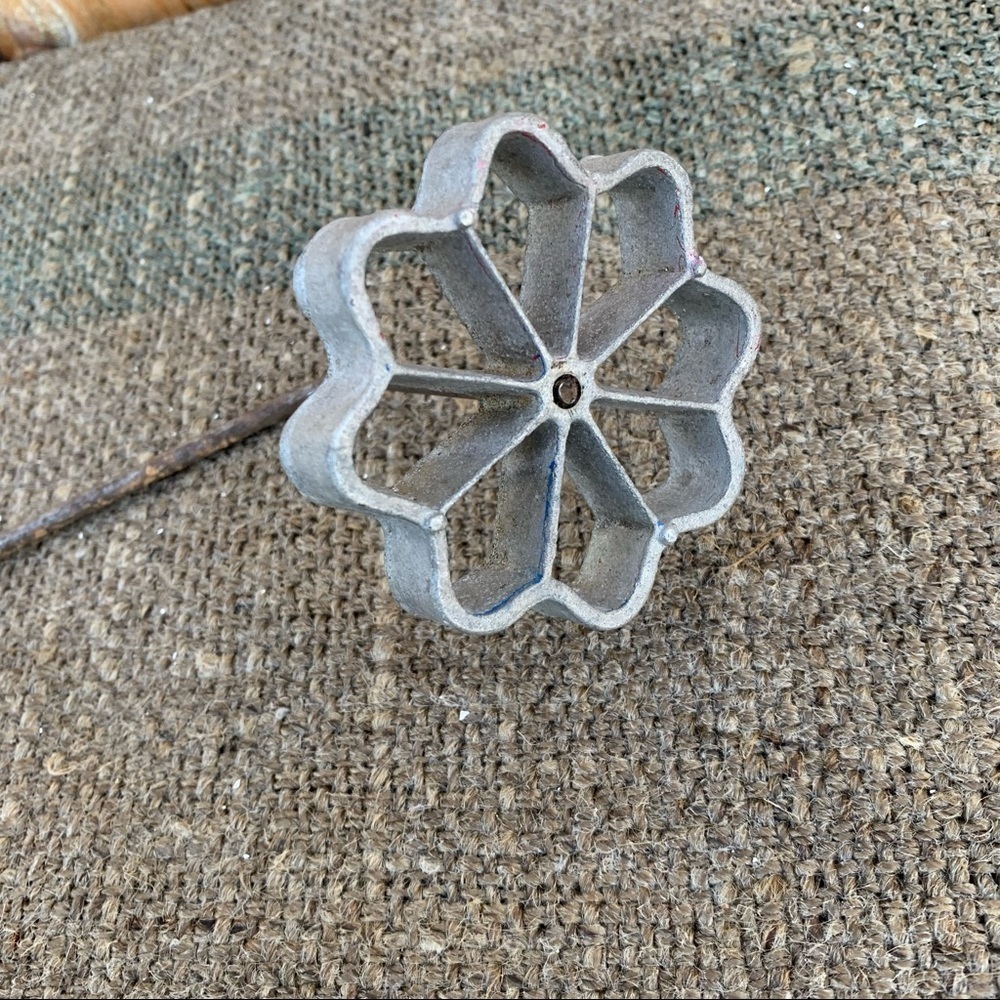 Vintage Metal Cookie Stamp Mold